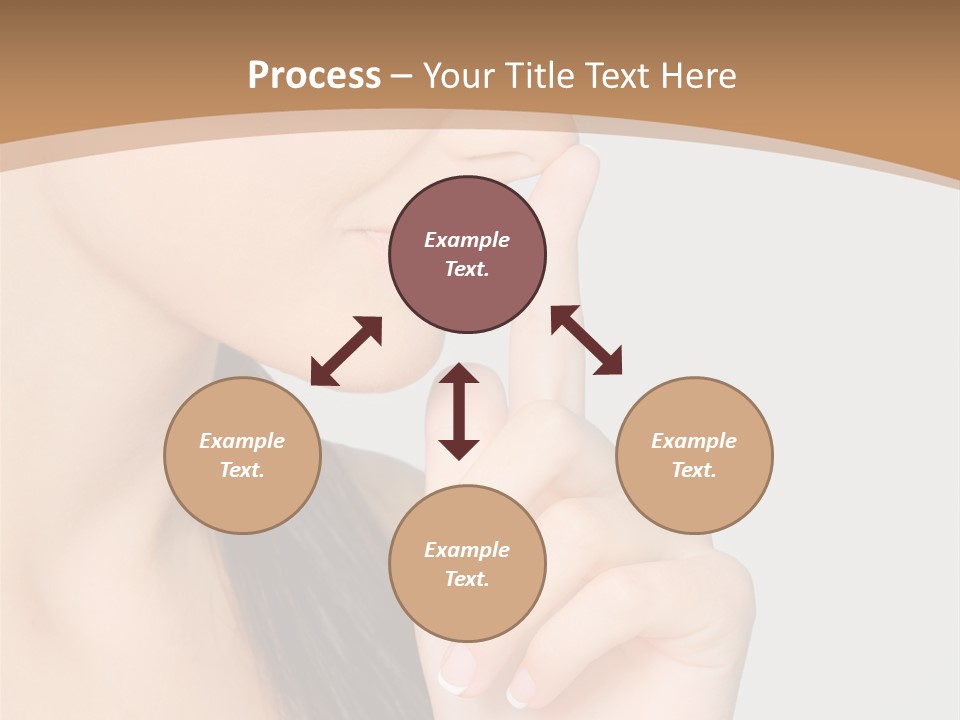 Shape Youth Hand PowerPoint Template