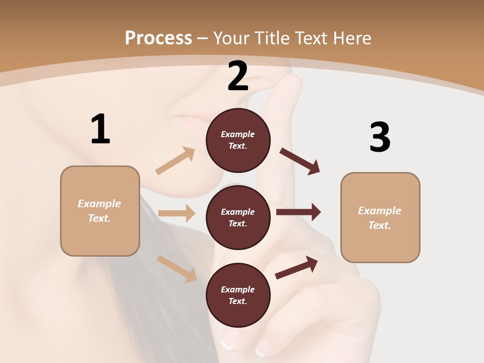 Shape Youth Hand PowerPoint Template