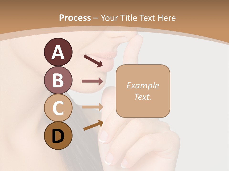 Shape Youth Hand PowerPoint Template