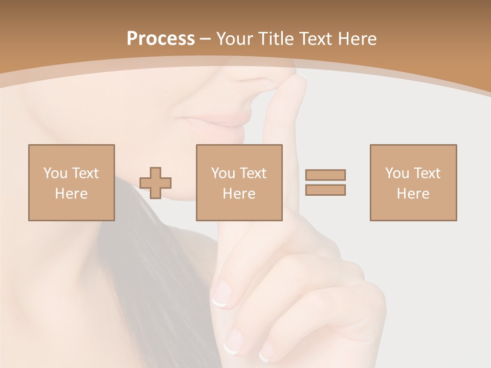 Shape Youth Hand PowerPoint Template