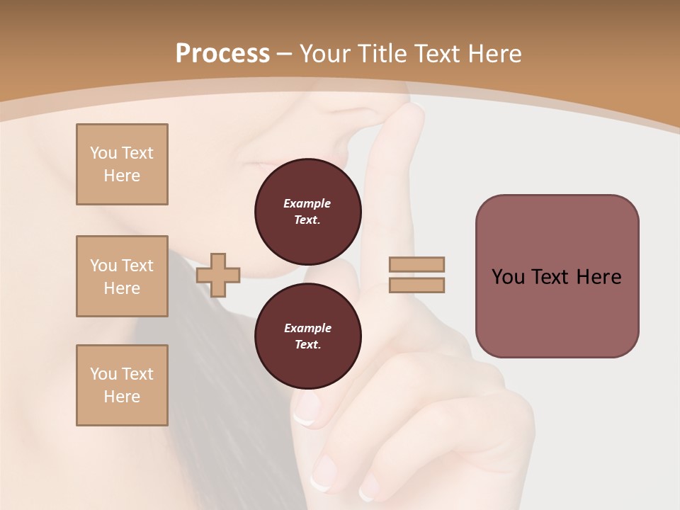 Shape Youth Hand PowerPoint Template