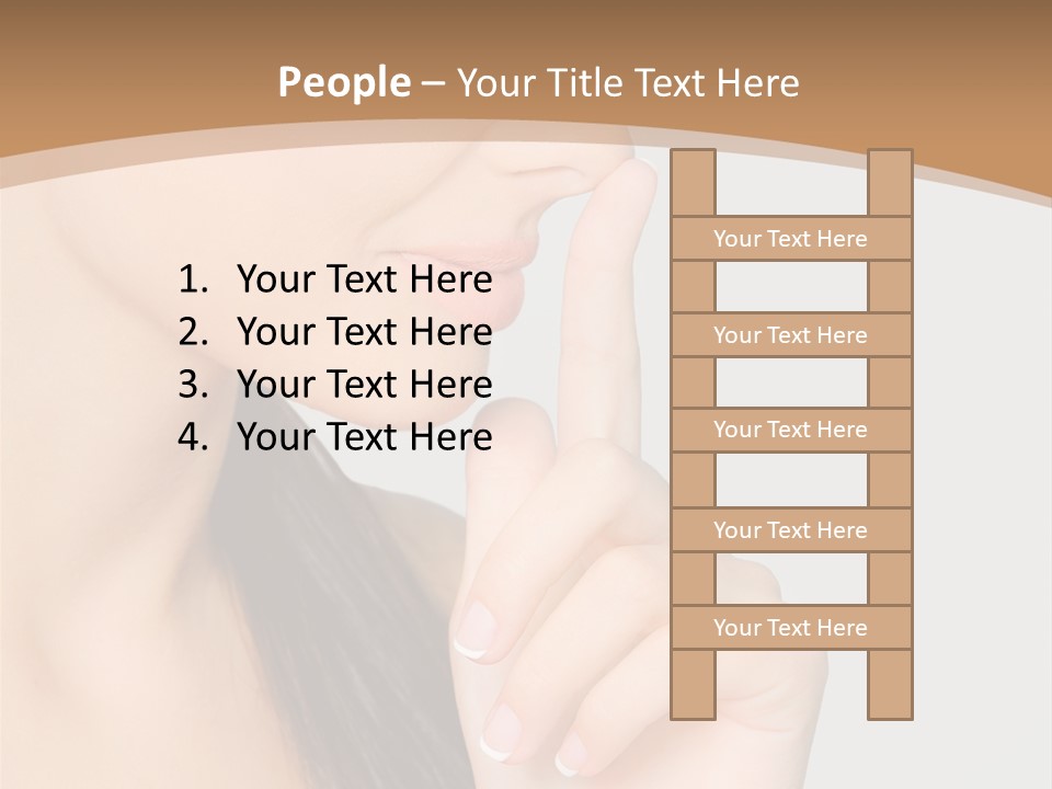 Shape Youth Hand PowerPoint Template