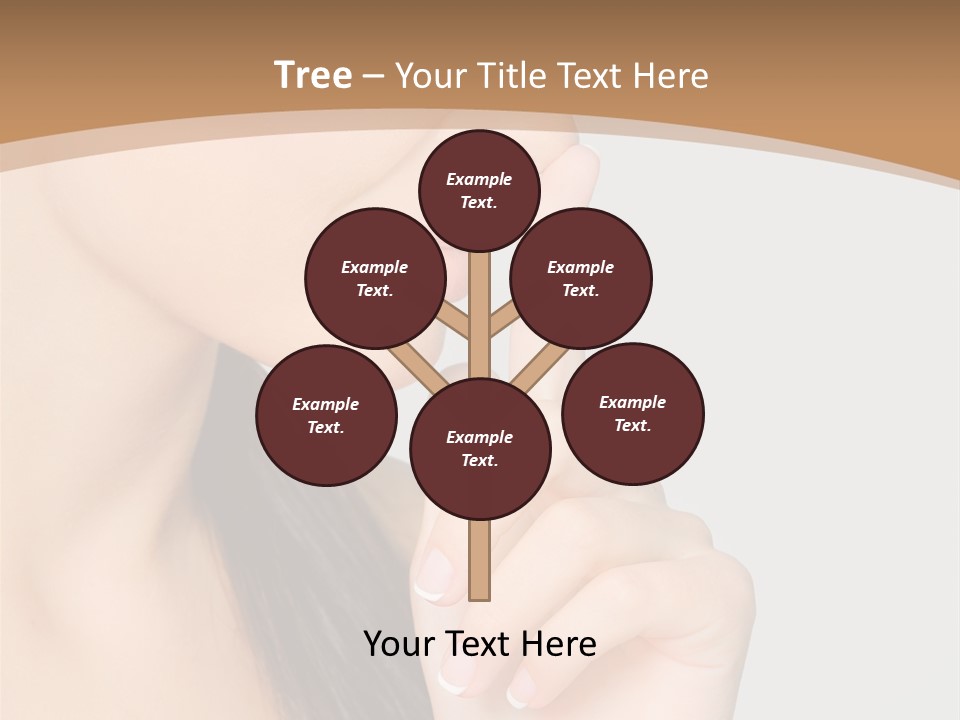 Shape Youth Hand PowerPoint Template