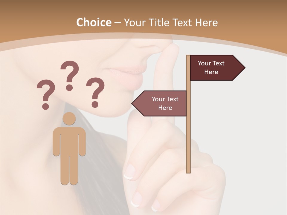 Shape Youth Hand PowerPoint Template