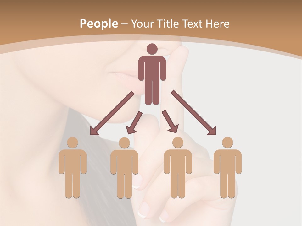 Shape Youth Hand PowerPoint Template