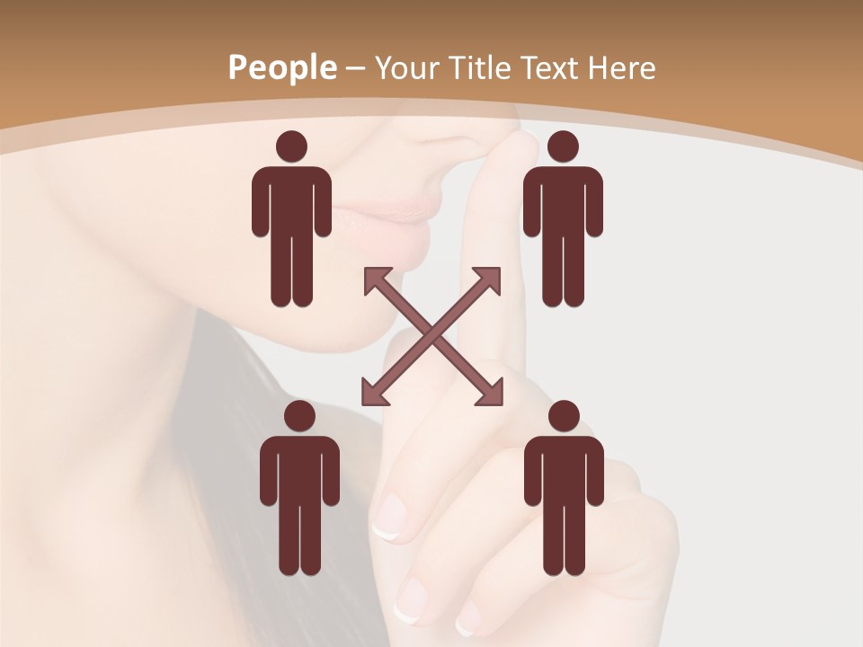 Shape Youth Hand PowerPoint Template