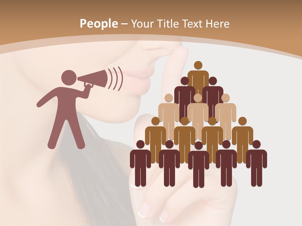 Shape Youth Hand PowerPoint Template