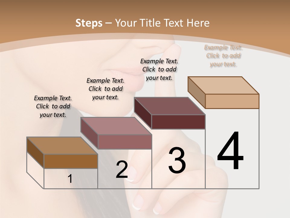 Shape Youth Hand PowerPoint Template