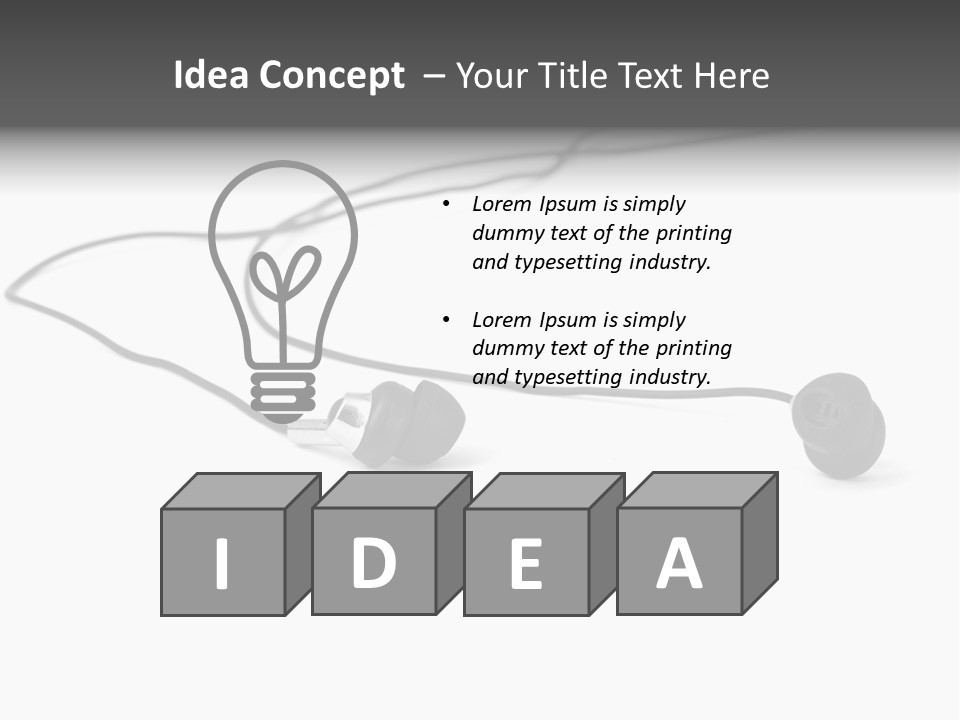 Elegance Music Single PowerPoint Template