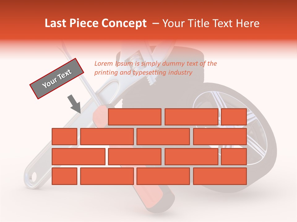 Repair Transport Tread PowerPoint Template