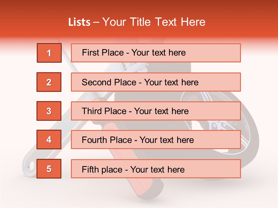 Repair Transport Tread PowerPoint Template