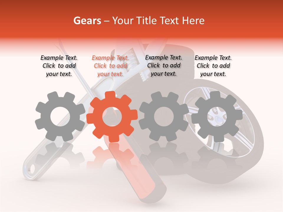 Repair Transport Tread PowerPoint Template