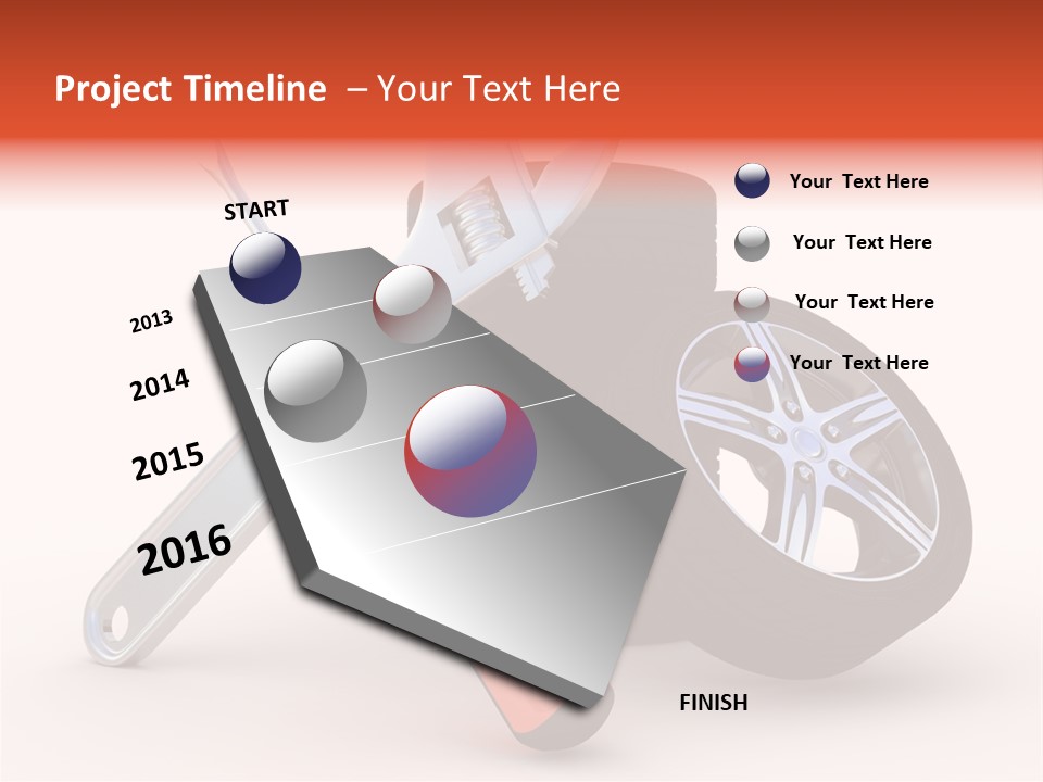 Repair Transport Tread PowerPoint Template