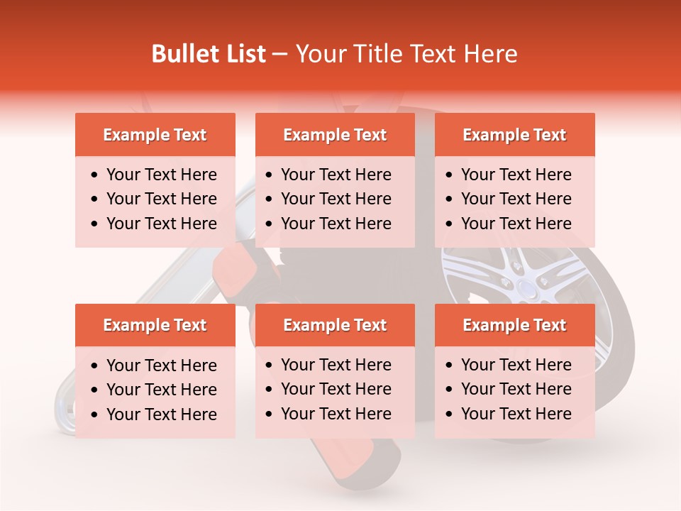 Repair Transport Tread PowerPoint Template