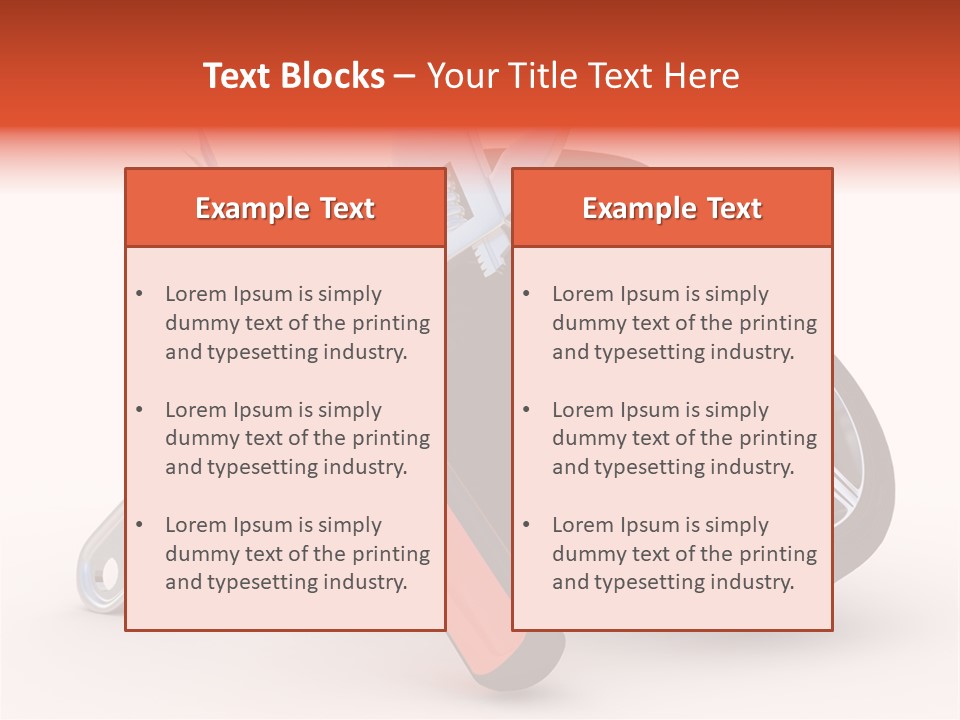 Repair Transport Tread PowerPoint Template