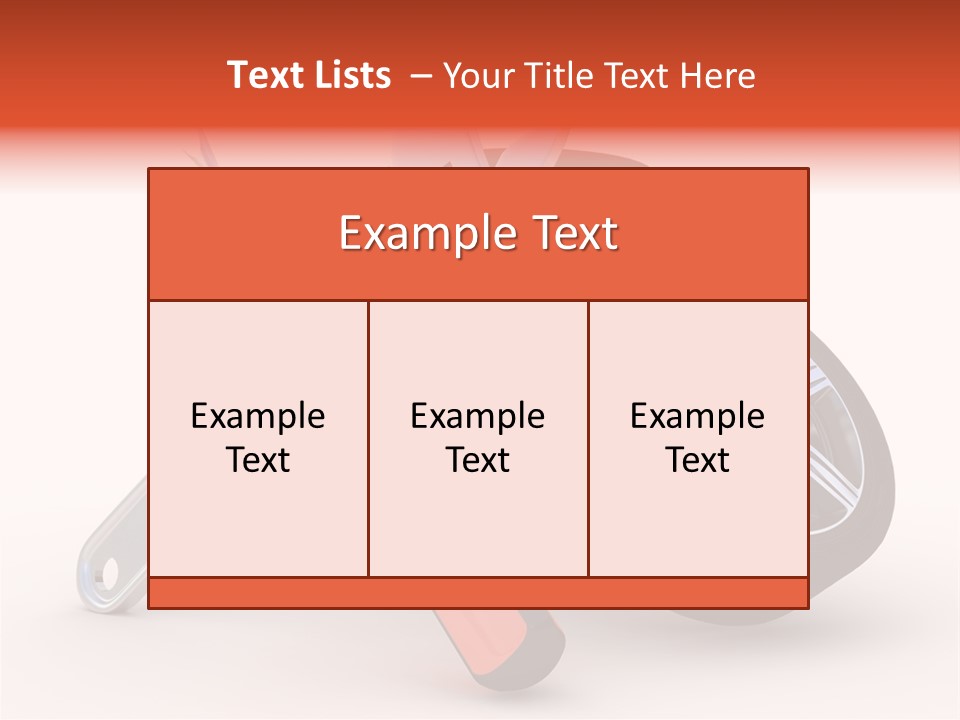 Repair Transport Tread PowerPoint Template