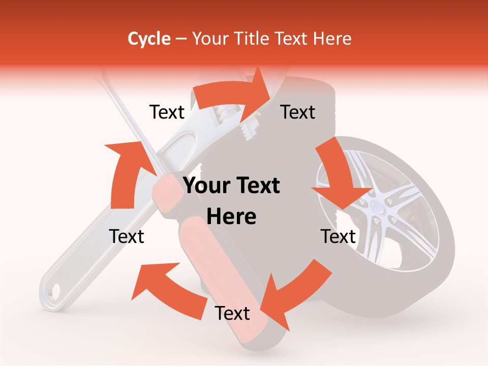 Repair Transport Tread PowerPoint Template