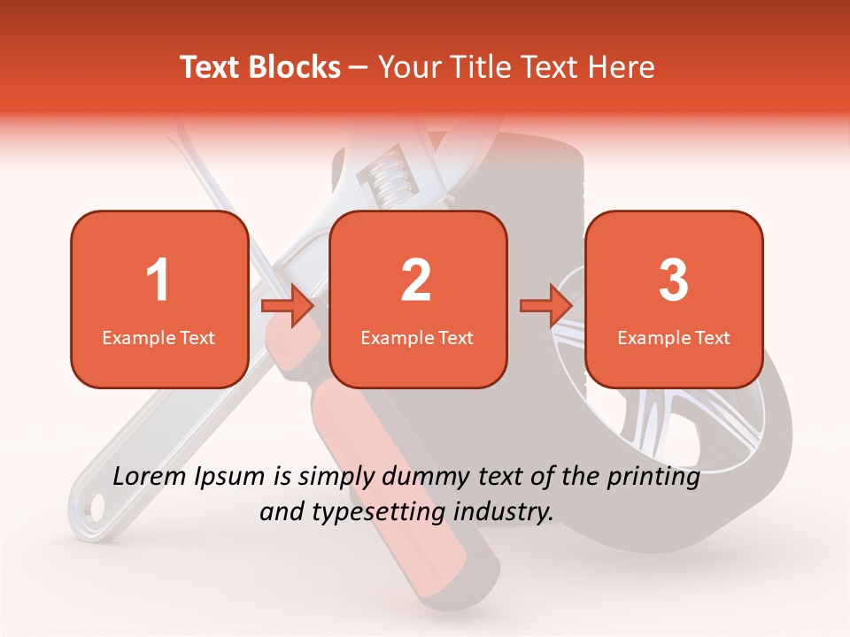 Repair Transport Tread PowerPoint Template