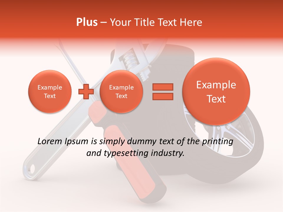 Repair Transport Tread PowerPoint Template