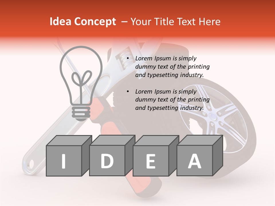 Repair Transport Tread PowerPoint Template