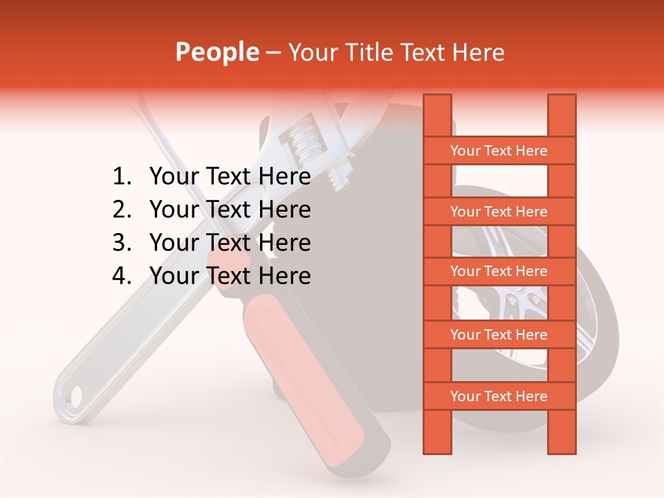 Repair Transport Tread PowerPoint Template