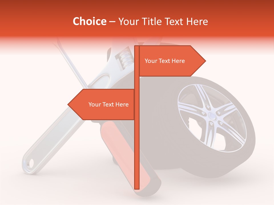 Repair Transport Tread PowerPoint Template
