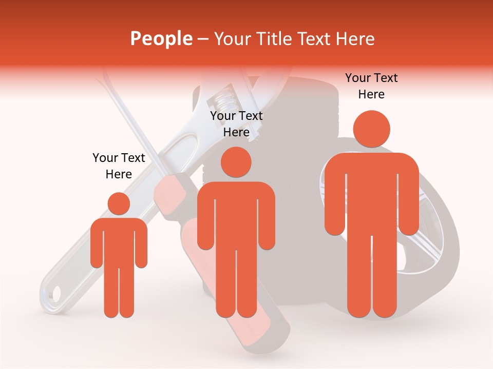 Repair Transport Tread PowerPoint Template