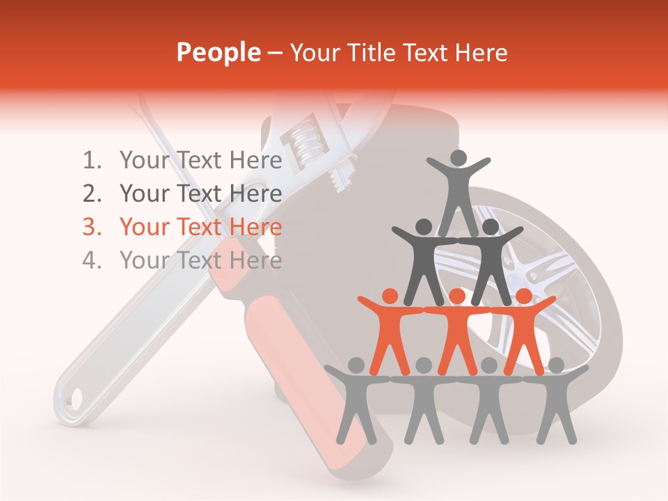 Repair Transport Tread PowerPoint Template