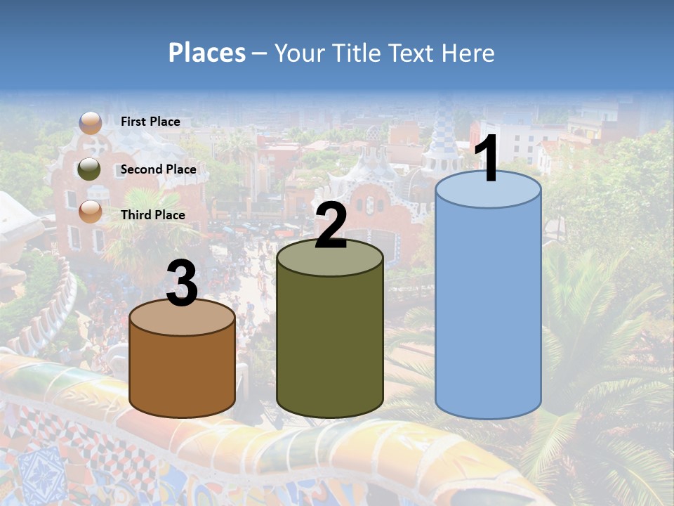 Gaudi Batllo Park Guell PowerPoint Template