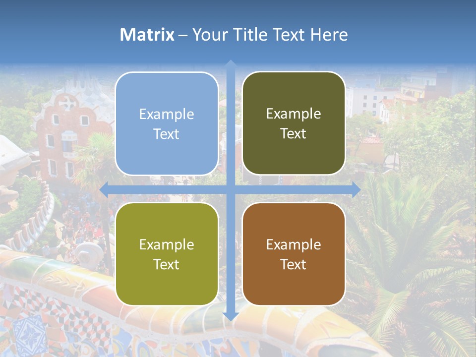 Gaudi Batllo Park Guell PowerPoint Template