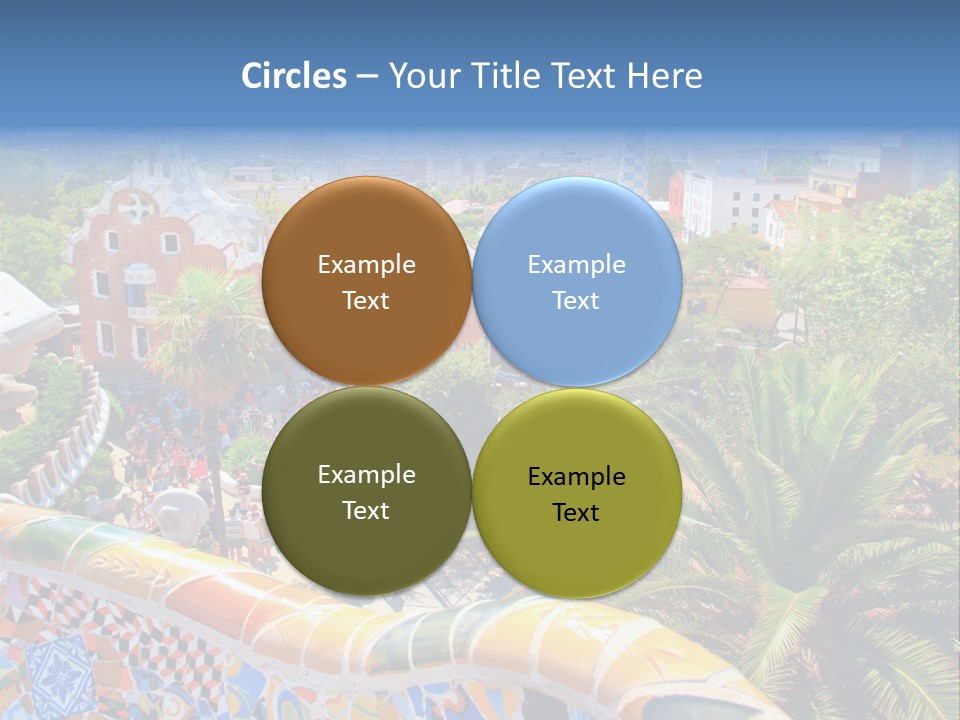 Gaudi Batllo Park Guell PowerPoint Template