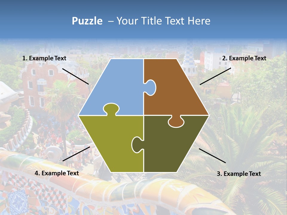 Gaudi Batllo Park Guell PowerPoint Template