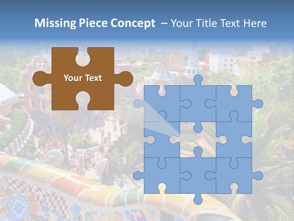 Gaudi Batllo Park Guell PowerPoint Template
