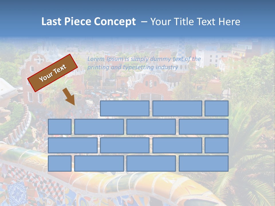 Gaudi Batllo Park Guell PowerPoint Template