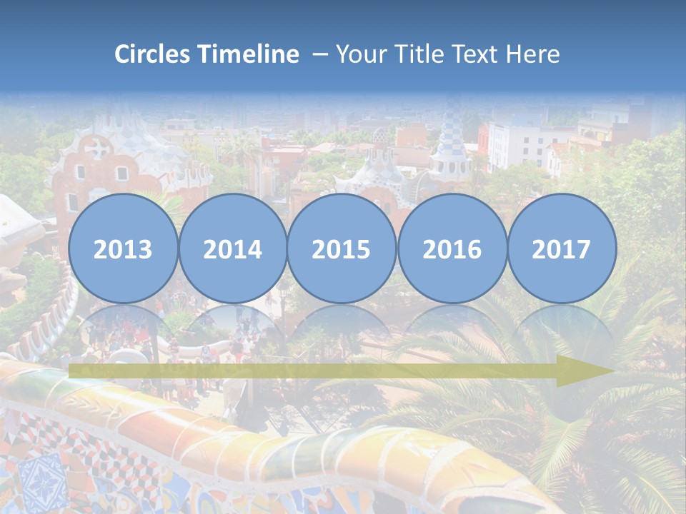 Gaudi Batllo Park Guell PowerPoint Template