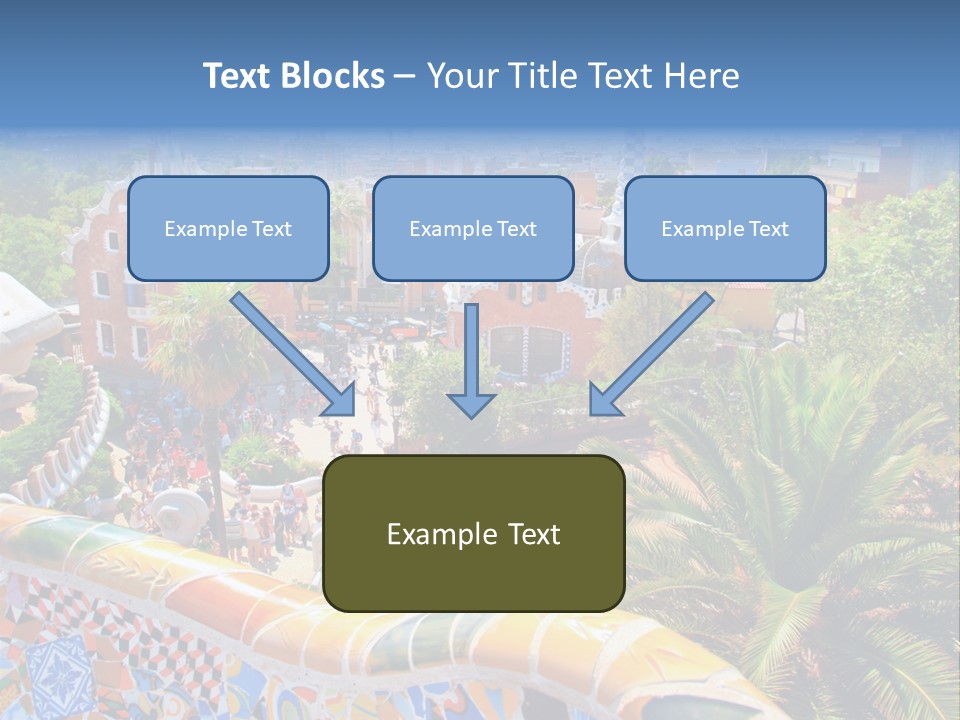 Gaudi Batllo Park Guell PowerPoint Template