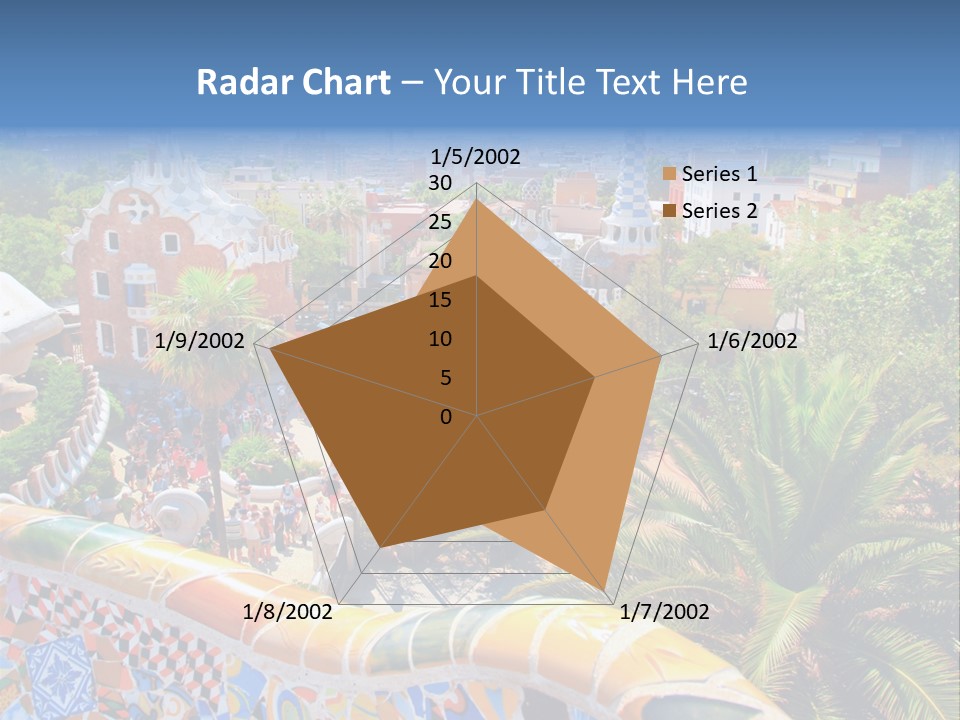 Gaudi Batllo Park Guell PowerPoint Template