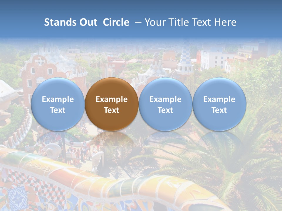 Gaudi Batllo Park Guell PowerPoint Template