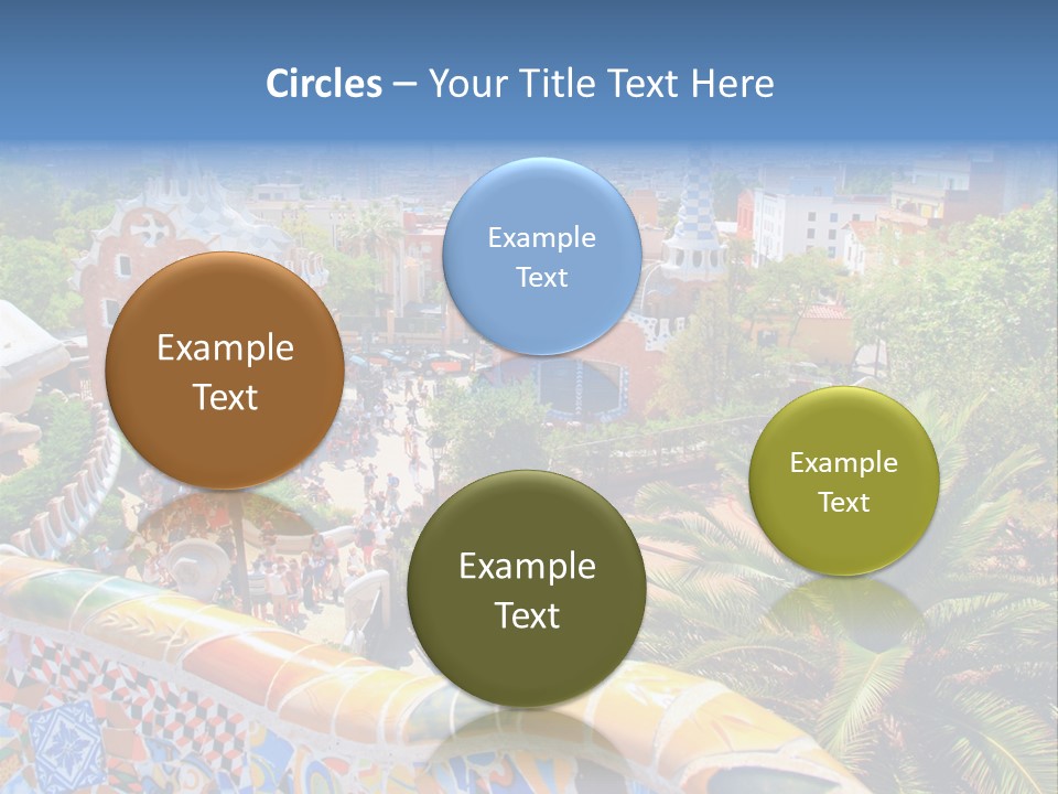 Gaudi Batllo Park Guell PowerPoint Template