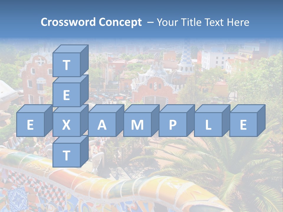 Gaudi Batllo Park Guell PowerPoint Template