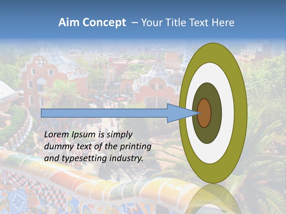 Gaudi Batllo Park Guell PowerPoint Template