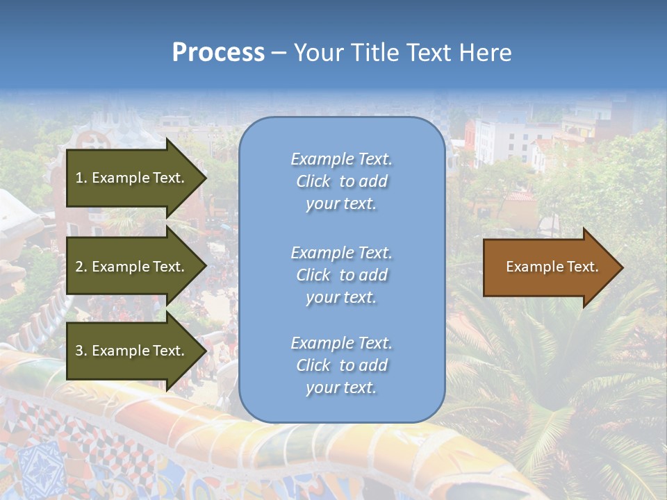 Gaudi Batllo Park Guell PowerPoint Template