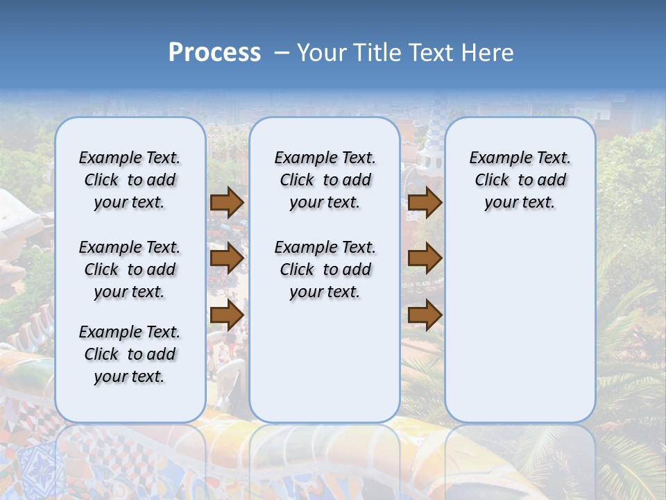 Gaudi Batllo Park Guell PowerPoint Template