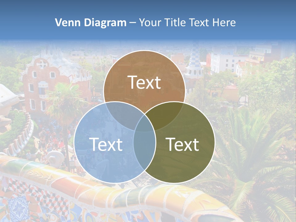 Gaudi Batllo Park Guell PowerPoint Template