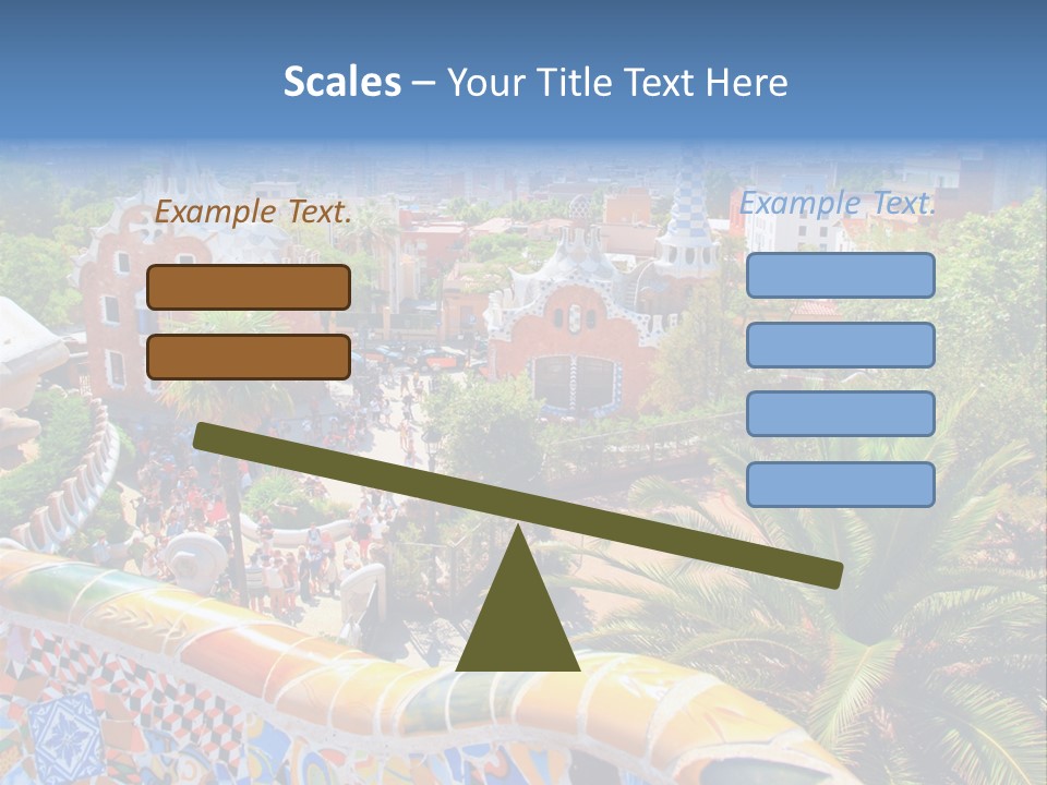 Gaudi Batllo Park Guell PowerPoint Template