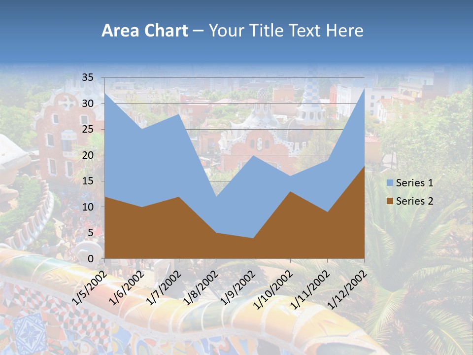 Gaudi Batllo Park Guell PowerPoint Template