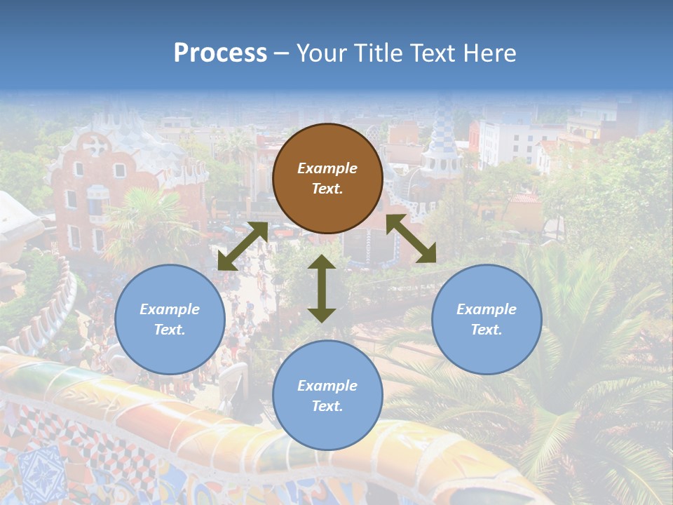 Gaudi Batllo Park Guell PowerPoint Template