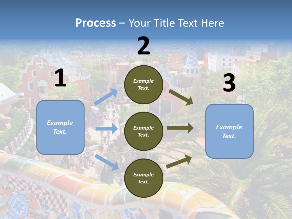 Gaudi Batllo Park Guell PowerPoint Template