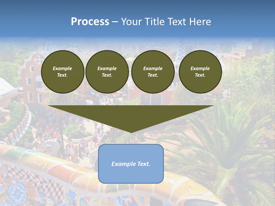 Gaudi Batllo Park Guell PowerPoint Template