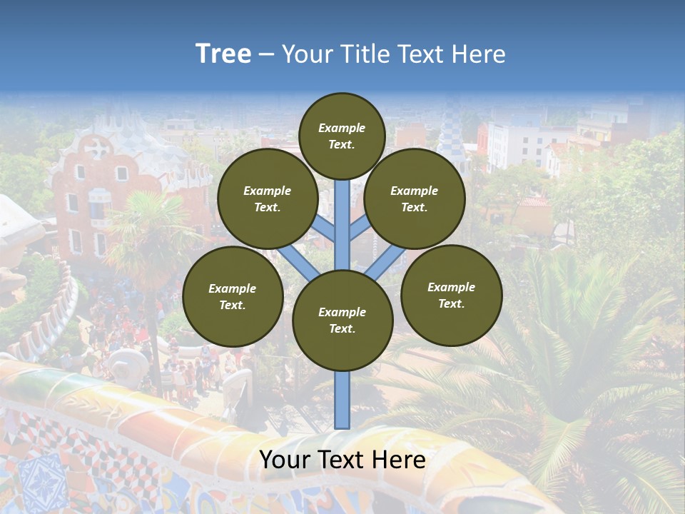 Gaudi Batllo Park Guell PowerPoint Template